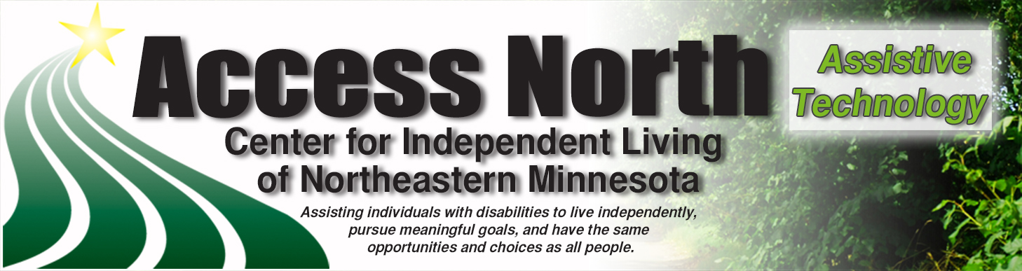 Access North Logo Assistive Technology Home